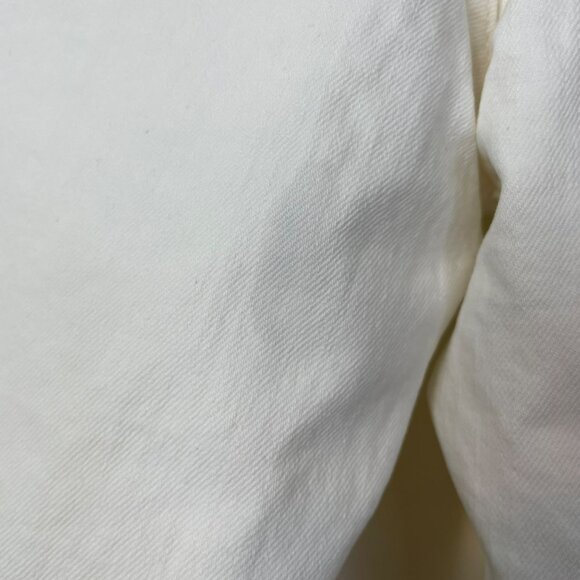 Madewell The '90s‎ Straight Crop Jean Tile White Size 27 High Rise Raw Hem NQ179 - Picture 11 of 15